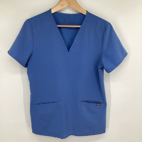 Ladies Figs Casma Technical Collection three-Pocket‎ Scrub Top - Picture 1 of 7